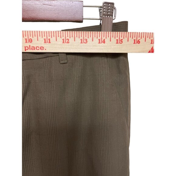 Perry Ellis Luxury Performance Comfort Waist Brown Dress Pants Men's 29 x 30 NWT - Picture 5 of 6